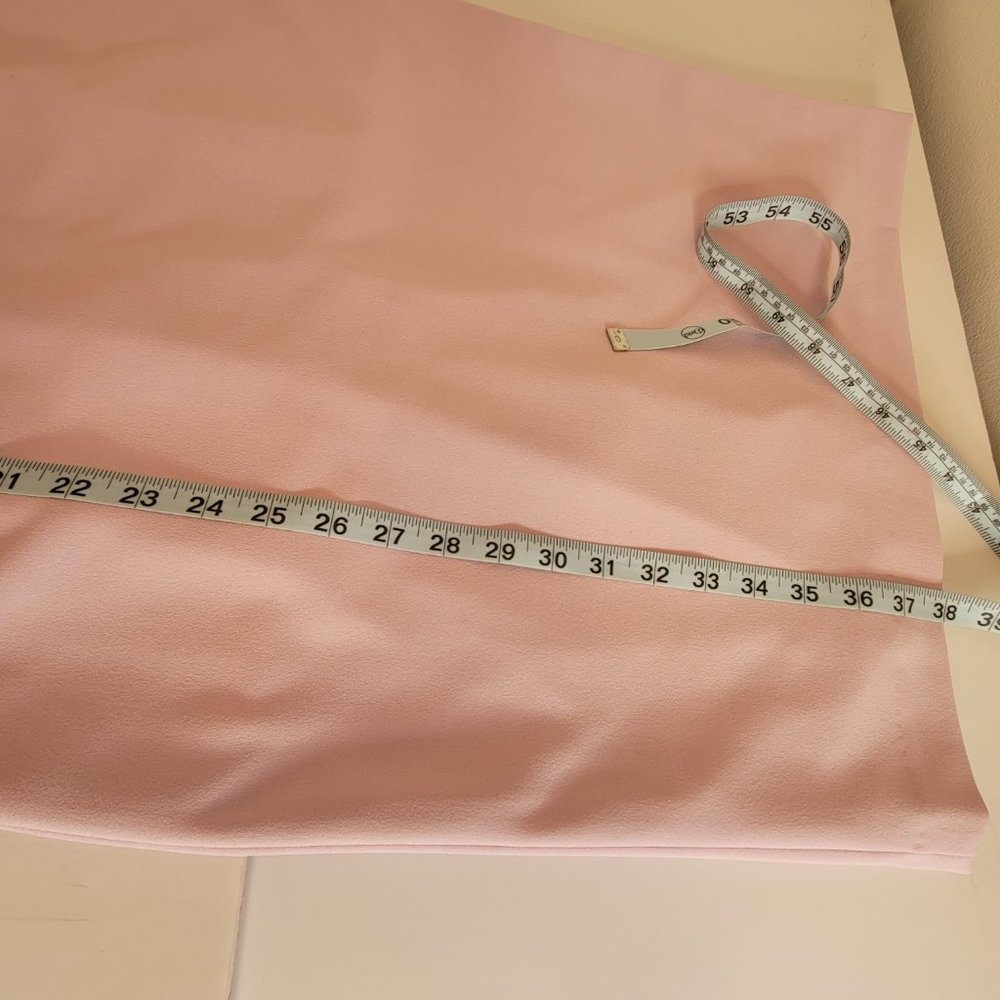Calvin Klein Jewel Neck Flutter Sleeves Fitted Shift Dress Size 8 Dusty Pink NWT - Picture 12 of 13